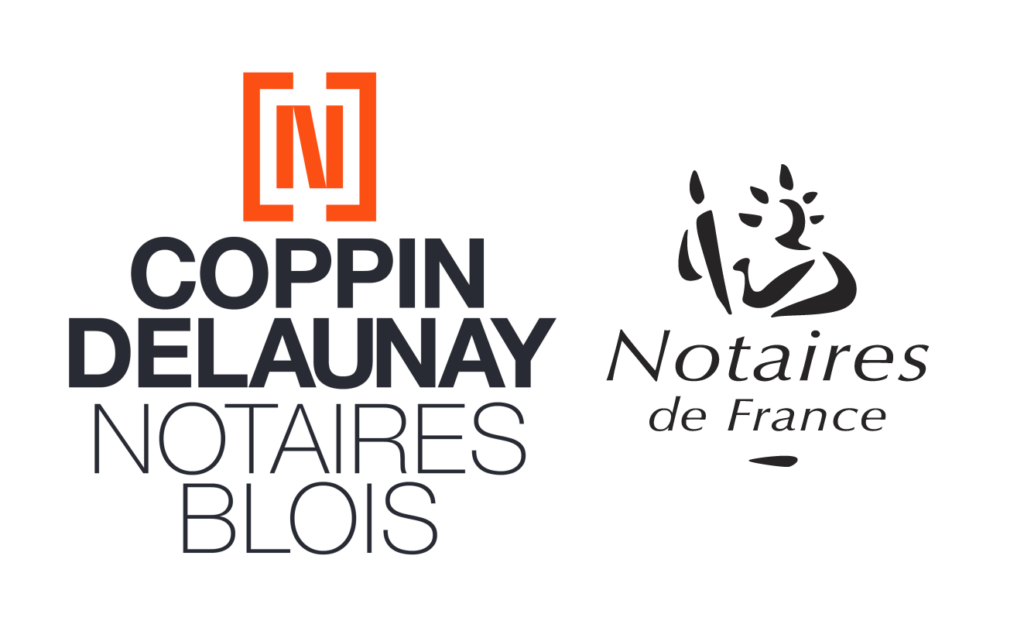 Logo office Notarial Delaunay Coppin associé au logo officiel Notaires de France